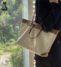 Γυναικεία Τσάντα Shopper  Ωμου Foxer 9151135F μπέζ/καφέ